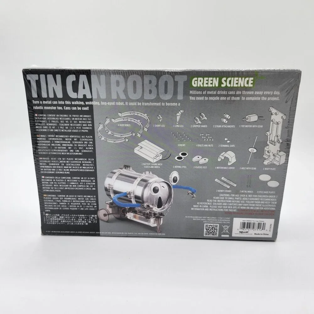 Tin Can Robot Kit - Toysmith/4M (NIP)